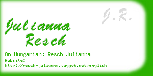 julianna resch business card